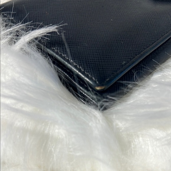 Prada Black Logo Vitello Move Long Leather Wallet p41 - Picture 13 of 16